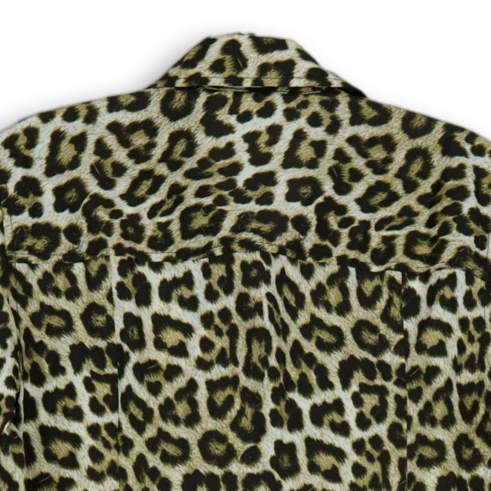 Michael Kors Leopard Print Button Front Long Or R… - image 4